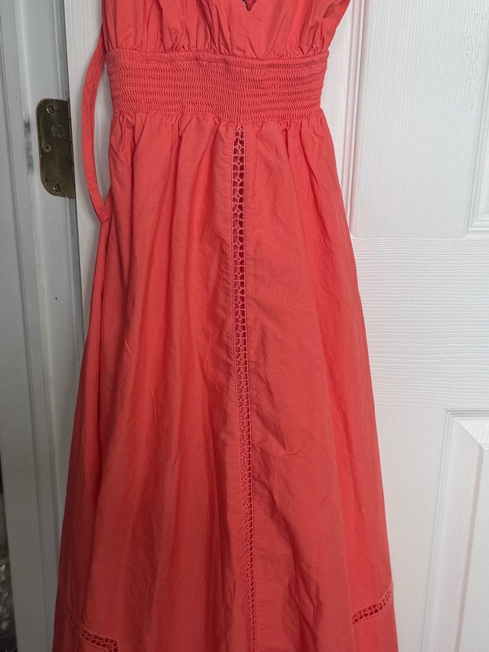 Women's Coral Maxi Dress